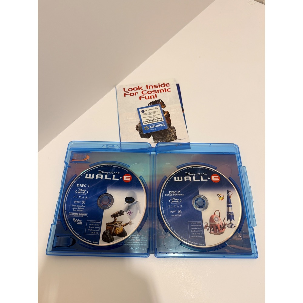 Disney Pixar WALL-E Blu-ray 2-Disc Set Kids G Blue Good Animated Movie 057844 - Picture 5 of 7